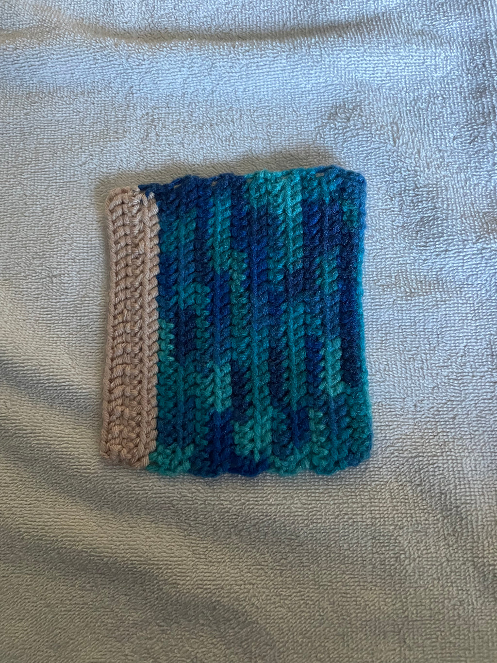 Pink and Blue Pot Holders