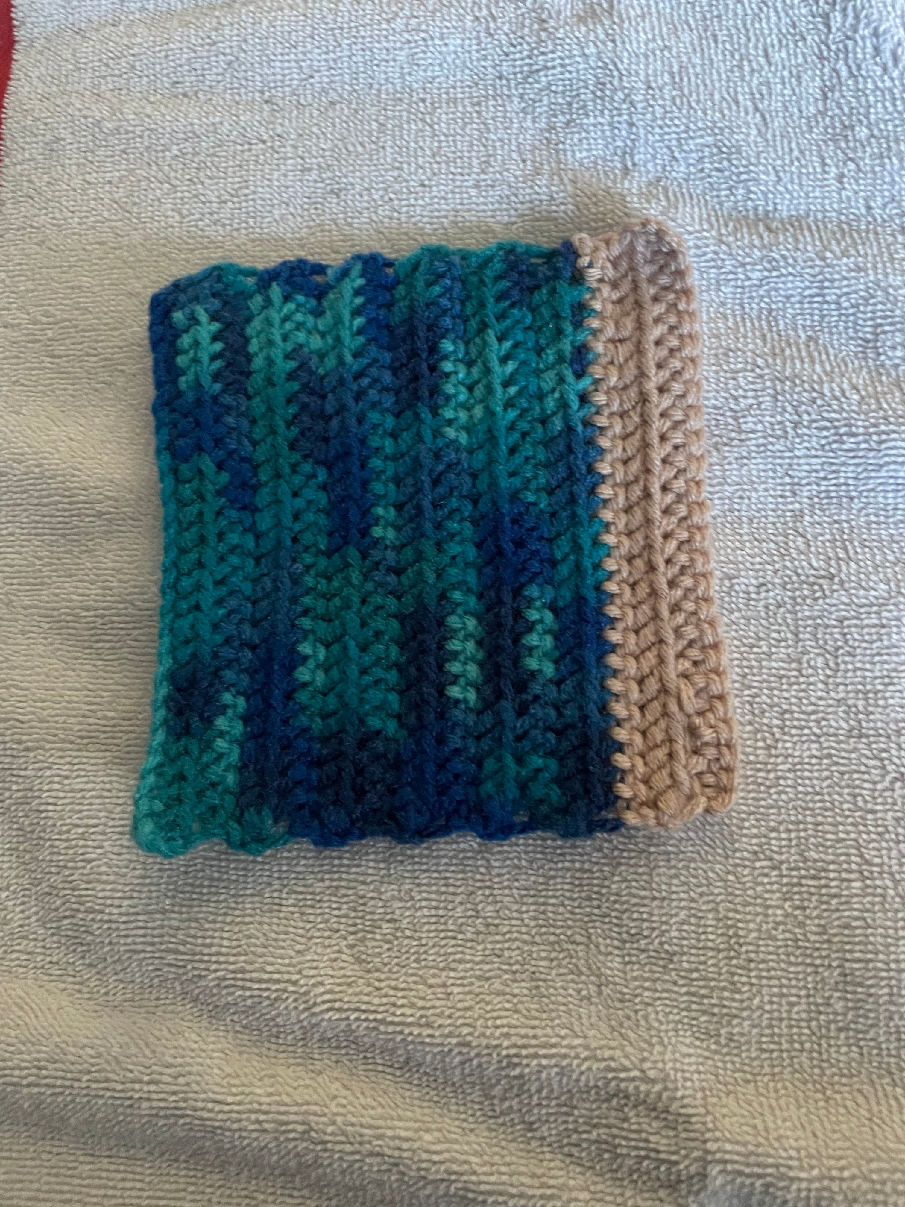 Pink and Blue Pot Holders