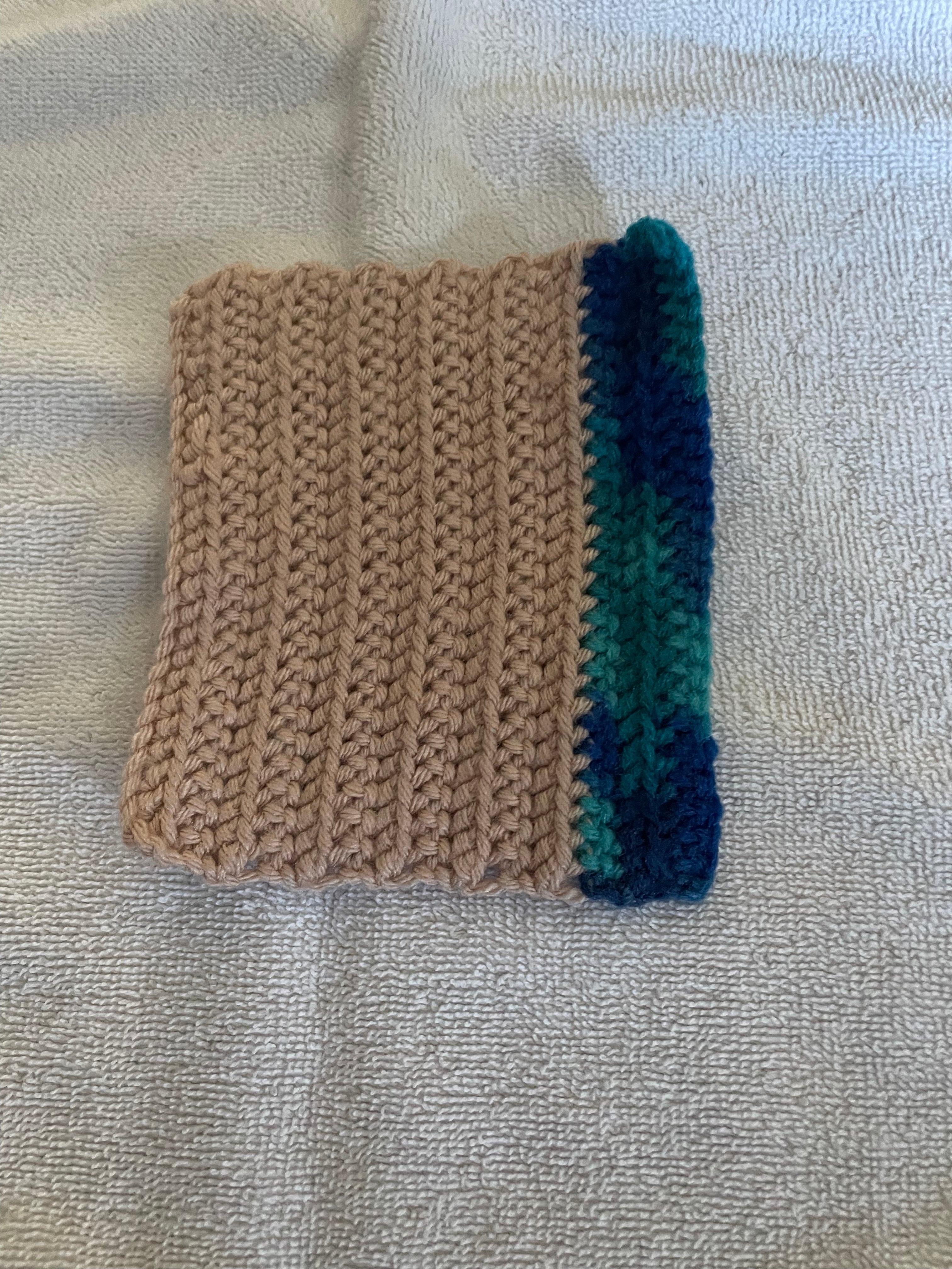 Pink and Blue Pot Holders