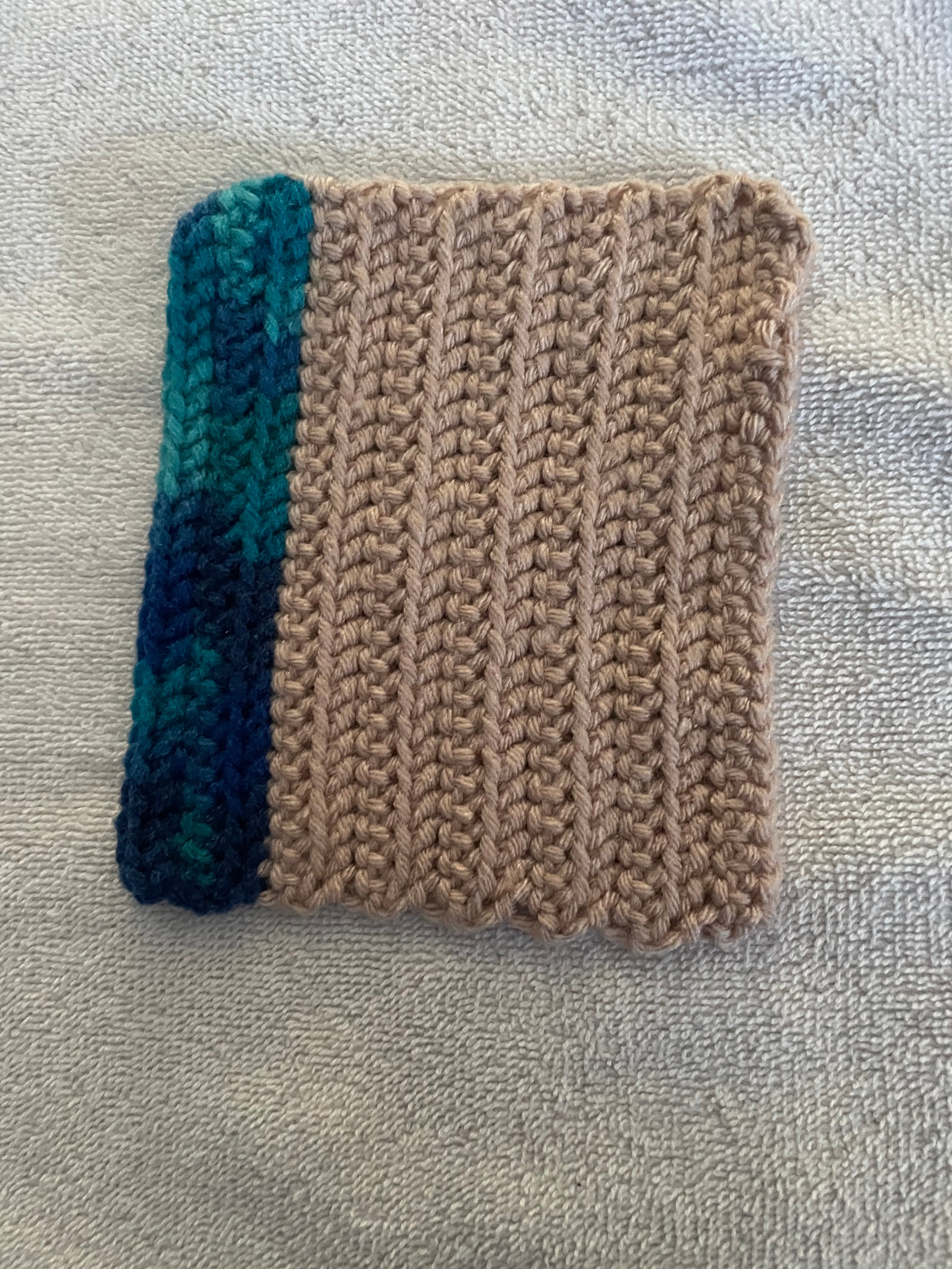 Pink and Blue Pot Holders